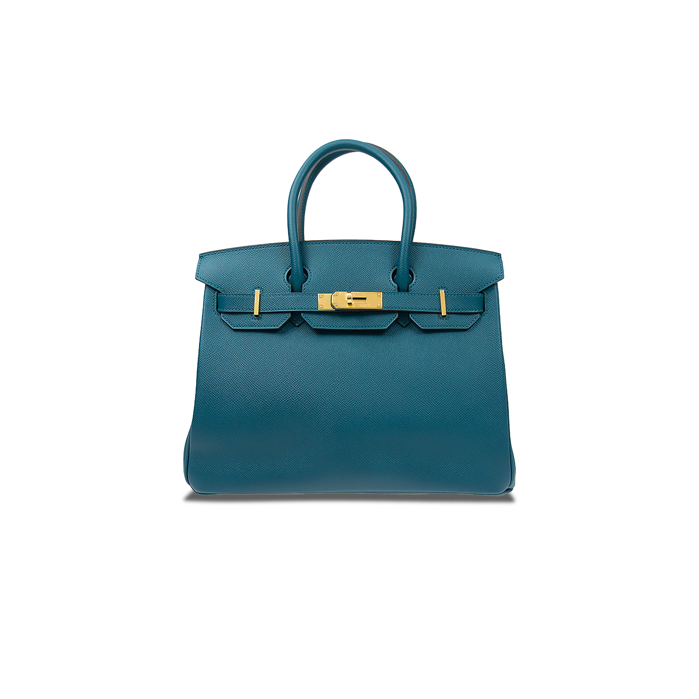 HERMES BIRKIN 30 TOGO LEATHER NORTHERN BLUE GOLD BUCKLE BAG H028369CCP3 (30*23*15cm)